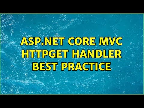 ASP.NET Core MVC HttpGet Handler Best Practice
