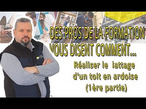 Réaliser le lattage d'un toit en ardoise (1ère partie)
