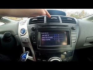 How to Check List of Paired Bluetooth Devices in Toyota Prius III ( 2009 – 2020 )