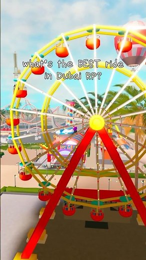 The BEST Ride in Dubai RP! 🎢