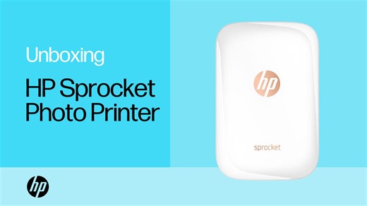 Unboxing and Setting Up the HP Sprocket Photo Printer | HP Sprocket Printers