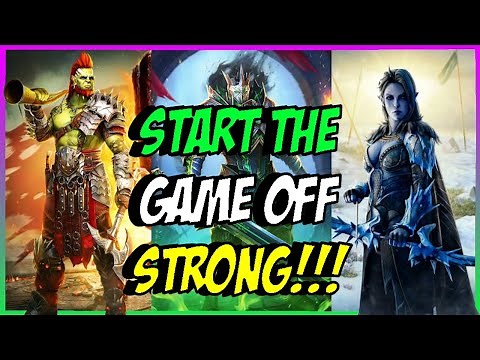 How to Start as a New Player in Raid: Shadow Legends! Starter Guide 2023