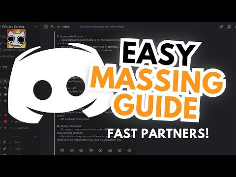 EASY MASSING GUIDE | Efficient Discord Server Partnerships!