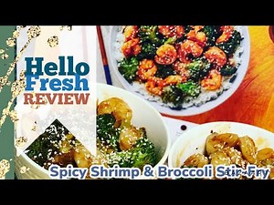 Hello Fresh - Cook With Me | Spicy Shrimp & Broccoli Stir-Fry #hellofresh #cooking #discountcode