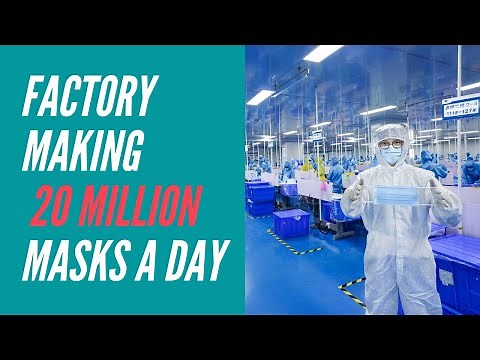 [FACE MASK]How face mask are made?Biggest Mask Factory in china.