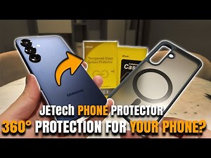 Samsung S25 360° Protection JETech Case + Tempered Glass #s25case #s25protection #phoneprotection