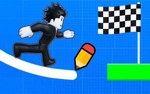 我要使用画笔画出前进的道路完成挑战！ROBLOX