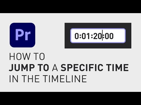 How to jump to specific time in timeline