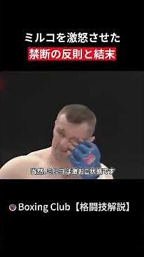 ミルコを激怒させた 禁断の反則と結末
