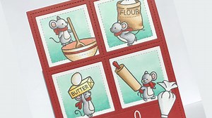 Christmas cookie Pivot Pop-Up card