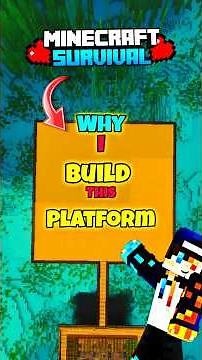 I Built a MASSIVE Platform in My Minecraft Survival World and You Won't Believe Why