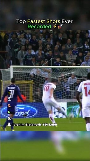 Top Most Powerful Shots Ever Recorded in Football⚡🚀