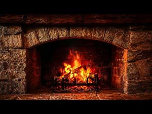 Cozy Fireplace White Noise for TV | Real Crackling Fire Sounds, No Music, 8 Hours, 4K