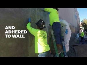 Wet Layup Using FRP from QuakeWrap