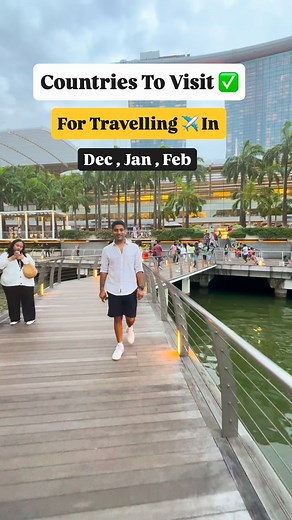 Planning a winter trip but confused where to go? 😍❄️ December to February is the golden travel window — if you choose the right countries 🌍✈️ Because winter around the world isn’t the same… Some places glow under perfect sunshine ☀️, Some look like fairy-tale snow worlds ❄️🏔️, And some become cultural hotspots you can’t miss 🎭✨ So which destinations truly shine in Dec–Feb? 🤔🌎 Let’s reveal the list… 👇 🌴 Warm & Tropical Escapes: 🇹🇭 Thailand | 🇻🇳 Vietnam | 🇮🇩 Bali | 🇱🇰 Sri Lanka | �