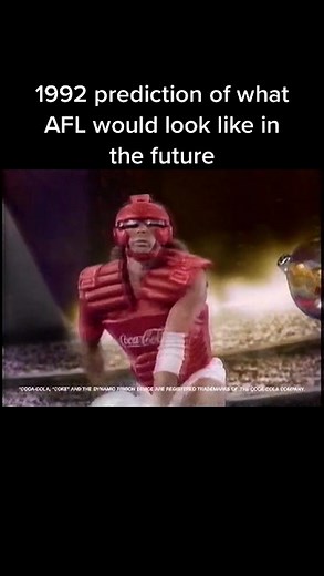 1992 Coca-Cola Futureball AFL Ad Redux