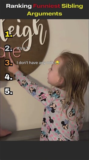 Ranking The Best Sibling Arguments