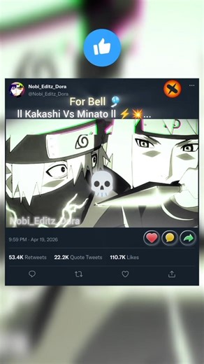 Kakashi Vs Minato Fight ll ☢️⚡ #shorts #anime #naruto