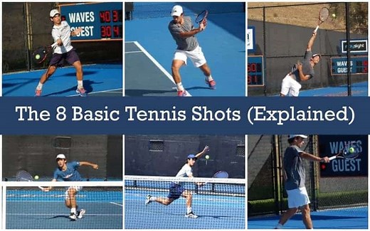 The 8 Basic Tennis Shots & Skills (Explained) - My Tennis HQ