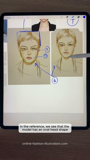 Shape of head 🙄 #shape #head #drawing