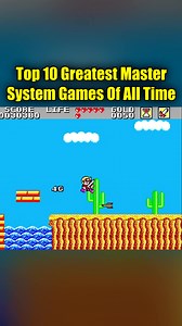 Top 10 Greatest Master System Games Of All Time PART 1 The Sega Master System (aka Mark III) had about 700 games made for it. In this video, I go over the Top 10 titles that people put on their own personal "favorites" list. They may also refer to them as the "best, greatest, top, good, number 1, most recommended, must play," just as long as it's a personal list. Gameplay was captured using the Mesen emulator. #gaming #retrogaming #sega | Gaming The Systems