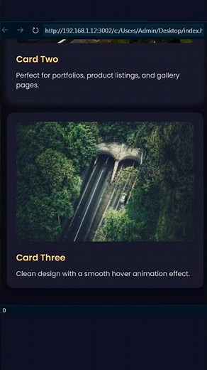 Tricks : 10/100 Create a Responsive Card Layout | HTML CSS Grid #CSS#WebDesign#FrontendDevelopment