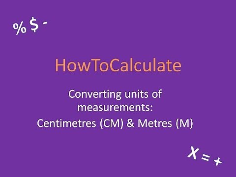 How to Convert Between Centimeters (CM) and Meters (M)