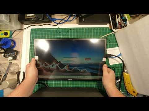 Pisichen HD-173 Portable Monitor unboxing and repair