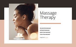 Benefits of massage - HTML Template by Nicepage