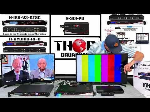 How to distribute HD SDI and HDMI HD 1080p Video to unlimited TV's over existing coaxial network