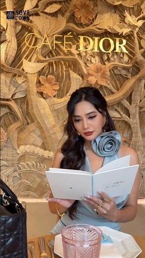 ✨ Elegant Moments at Café Dior ✨ | Luxury Meets Art ☕🌸