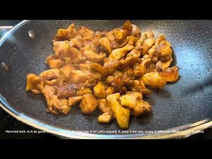 Hexclad unboxing, seasoning, frying, testing.