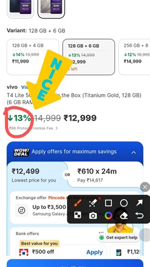 Best Mobile Offers IN Amazon And Flipkart Today ✅ #flipkartemi#shrots #flipkartoffers #ytshorts