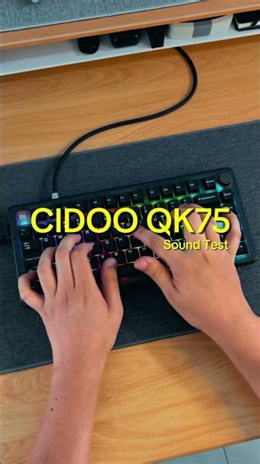 CIDOO QK75 | SHOWCASE & SOUNDTEST | @Keystomizable #keyboard