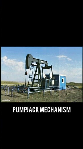 Pumpjack's main mechanism is a four-bar linkage