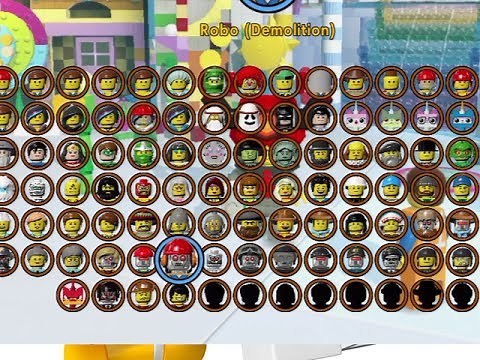 THE LEGO MOVIE VIDEOGAME - ALL CHARACTERS UNLOCKED