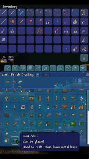 Terraria How To Craft An Anvil