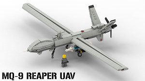 LEGO MOC-101708 MQ-9 Reaper UAV | 1:35 Scale (Creator > Creator Expert 2022)