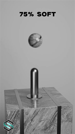 0% vs 100% Sphere vs Cylinder 3D Soft Body Simulation