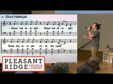 Shout Hallelujah ~ Worship Song (a cappella with lyrics and notes)