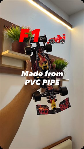 badsha on Instagram: "F1 made from PVC pipe 🏎️ Final part of f1 car making 🫶 . Materials used (PVC pipe ,M-seal) Pain the parts before a coat of plastic primer In body here used glossy clear coat and in tyre 🛞 used Matt finish Ball bearings used in tyres 🛞 Stickers are pvc stickers @badsh.00 #miniature #f1car #diy #creativity #viralreels❤️ #handmade"