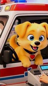 Ambulance Saves a Little Boy | Cute Rescue Story for Kids | Hospital Checkup Animation#funny #cute