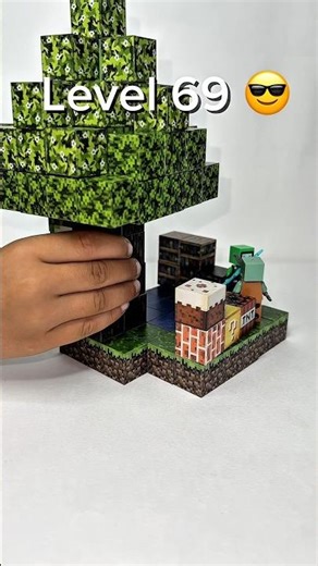 Minecraft Magnetic Blocks| Level 69 #minecraft #asmr #minecraftbuilding