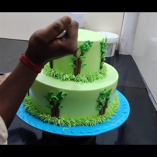 54K views · 1.4K reactions | Two Step Fondant Animals Cake Design Idea | Jangal Theme Cake Design | Sunil Cake Master | Facebook