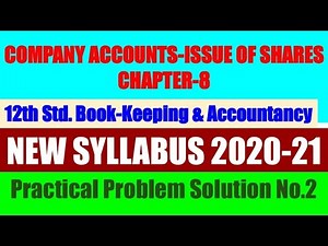 12th Accountancy Chapter-8 Practical Problem Solution Number-2