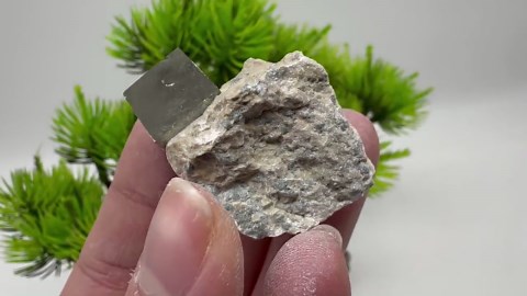 Natural Pyrite Cube on Matrix – Cubic Pyrite Specimen From Spain (5/4/2.3 Cm) - Etsy