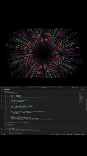 The Psychedelic Kaleidoscope #coding #asmr #python #pythonprogramming #codingart