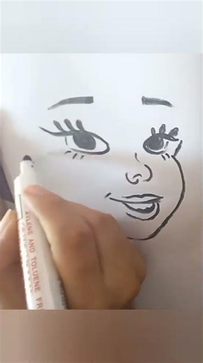 🌸 A Beautiful Smile Cartoon