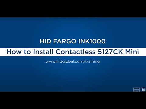 FARGO INK1000 How to Install Contactless 5127CK mini