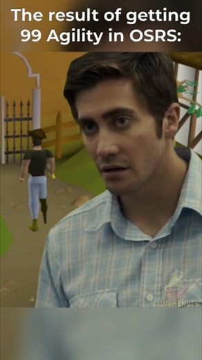 The result of getting 99 Agility in OSRS #runescape #2007scape #OSRS #oldschoolrunescape #nostalgia #gaming #memes #fypシ゚ | GnomeNuts